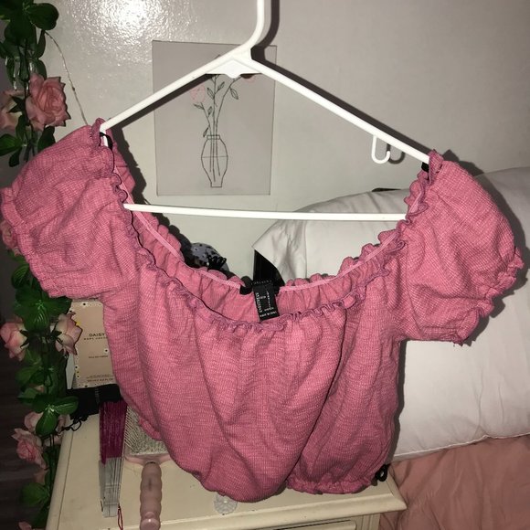 Cropped off the Shoulder Blouse - Picture 2 of 2